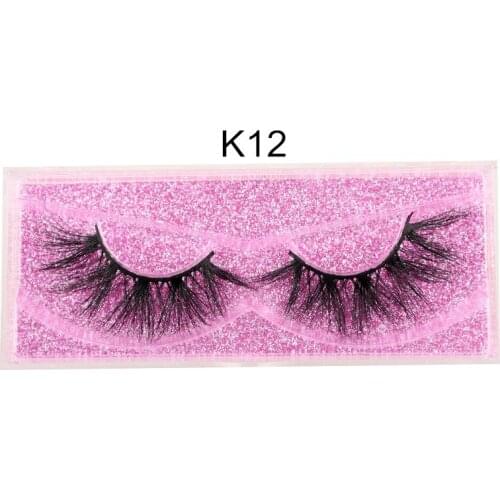 Mink Eyelash 3D Mink Hair False Eyelashes Natural Thick Long Eye Lashes Fluffy Makeup Beauty Extension Tools K12
