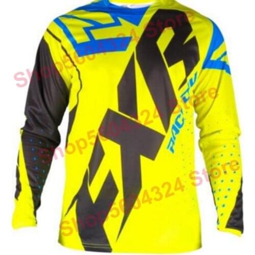 NEW FXR Motocross Shirt Motorcycle Jacket Off-road T-shirt Ride Bicycle Long-sleeve Jersey Moto Cycling Jersey Men Long Sleeve