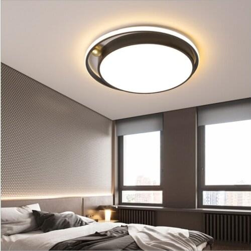 Modern simple round LED lamp luxury ceiling lamp bedroom lamp living room lamp childrens room lamp