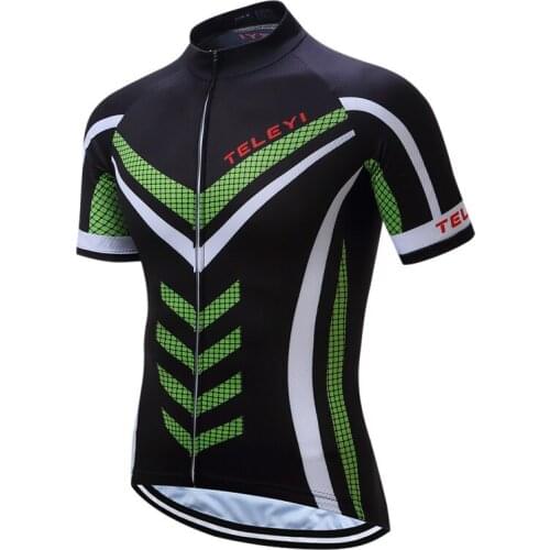 Teleyi Pro Racing Sport Cycling Clothing MTB Bicycle Clothes Summer Bike Shirt Ropa Ciclismo Breathable Cycling Jersey Maillot