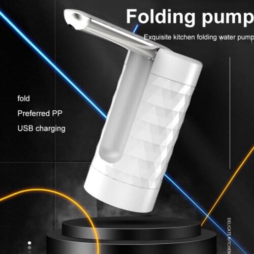 USB Charging Water Pump Household Office Automatic Water Pump Foldable Barreled Mineral Water Dispenser Kitchen Accessories