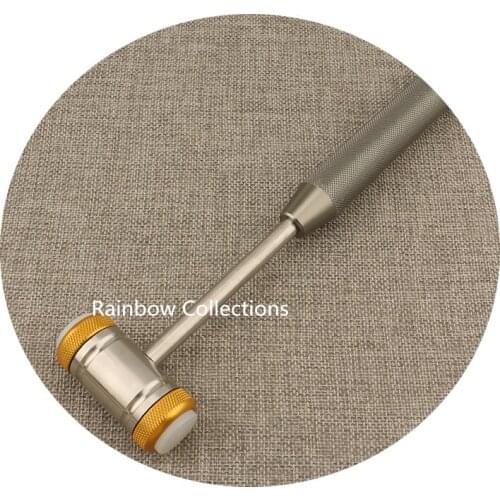 High quality L 225mm, Head Dia.25mm stainless steel Double soft surface Fine workmanship instruments and tools bone hammer