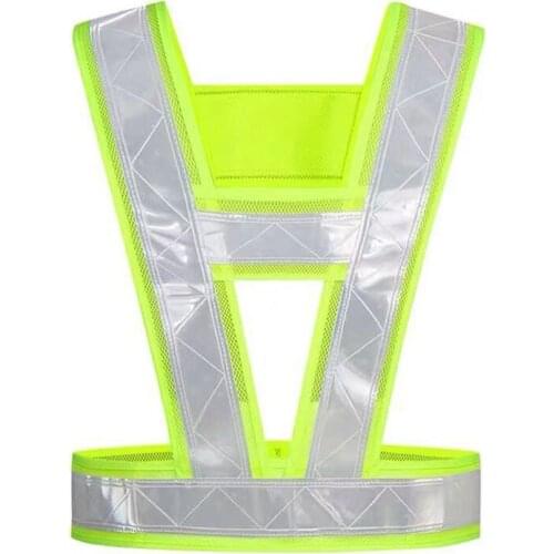 High Visibility Industrial Safety Vest Reflective Hi Vis Vest With Reflective Stripes Riding And Running At Night Is Safer