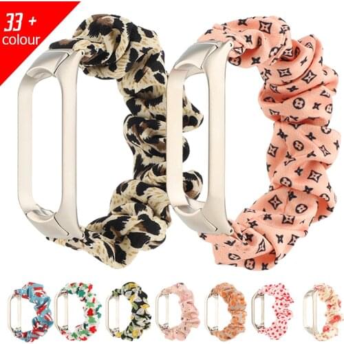 Womens Bracelet for Xiaomi Mi Band 5 4 3 Elasticit Strap Cloth wrist strap For xiaomi mi band 3 4 5 bracelet Miband 4 3 5 Strap