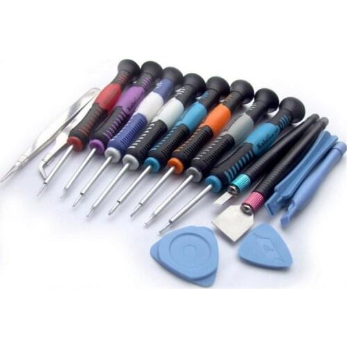 16 in 1 Durable Disassemble Tools Phone Screen Laptop Opening Repair Tools Set Kit For iPhone For iPad Cell Phone Tablet PC DIY