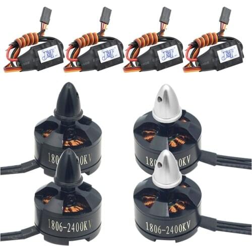 1806 2400KV Brushless Motor with Combo BLHeli 12A Brushless ESC for FPV Racing Drone Quadcopter