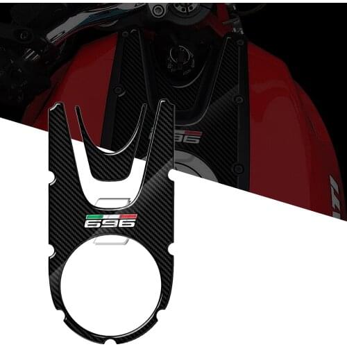 3D Carbon-look Motorcycle Tank Pad Protector Case for Ducati Monster 696 2008-2014