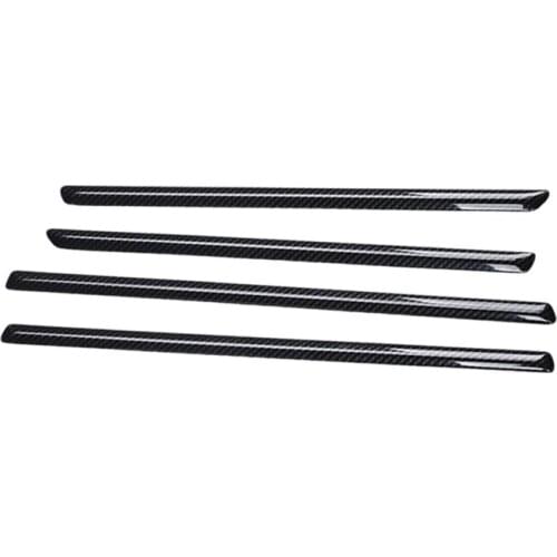 4pcs Carbon Fiber Style Interior Door Armrest Stripe Trim Decor Cover Strip ABS Fit for Honda Civic 8th 2006-2008 2009 2010 2011