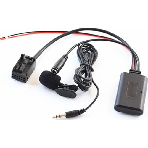 Car Bluetooth AUX Adapter Wireless Audio Phone Call Hands Free Microphone For Porsche CDR30 / 31 / PCM 3 / 3.1 audio CD player