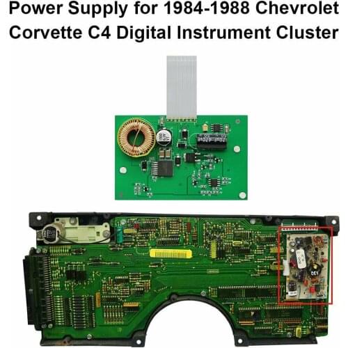 Power Supply for Chevrolet Corvette C4 Digital Instrument Cluster 84-88