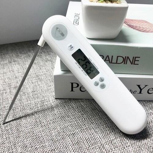 Digital Food Thermometer Instant Read Meat Thermometer Probe Cooking Temperature Tester with Backlight for Milk Grill BBQ