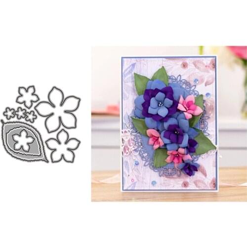 Flower Metal Cutting Dies for Scrapbooking Handmade Tools Mold Cut Stencil New 2021 DIY Card Make Mould Model Craft Decoration