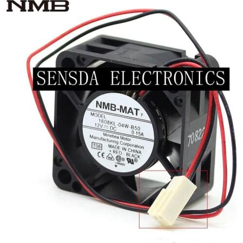 For NMB 1608KL-04W-B50 4020 40*40*20mm 12V 0.15A double ball bearing axial cooling fan