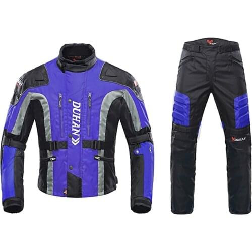 DUHAN Motorcycle Jacket Men Moto Jacket Protective Windproof Cold-proof Motocross Mens MotorcycleSuit Motocross Clothing