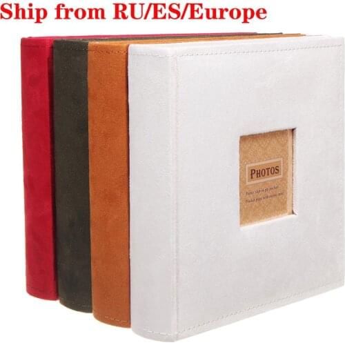 4R 6" 200 Pockets Photo Album Family Memory Pictures Storage Hold Case Baby Wedding Graduation Commemorative Album Scrapbook