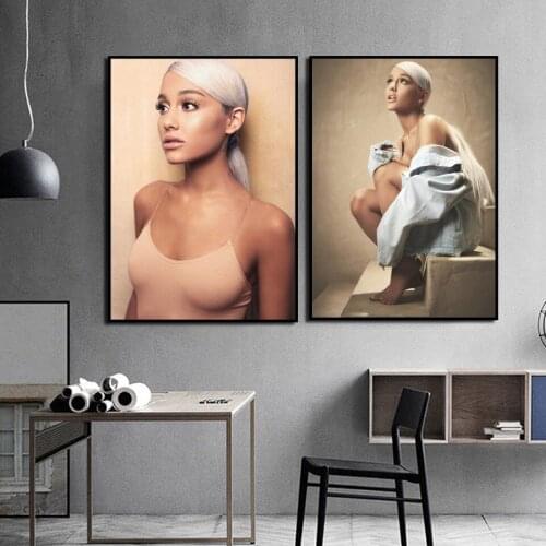 HD Sexy Girl Ariana Grande Poster Sweetener Paintings For Living Room Wall Decorative Pictures Bedroom Canvas Print Art Decor