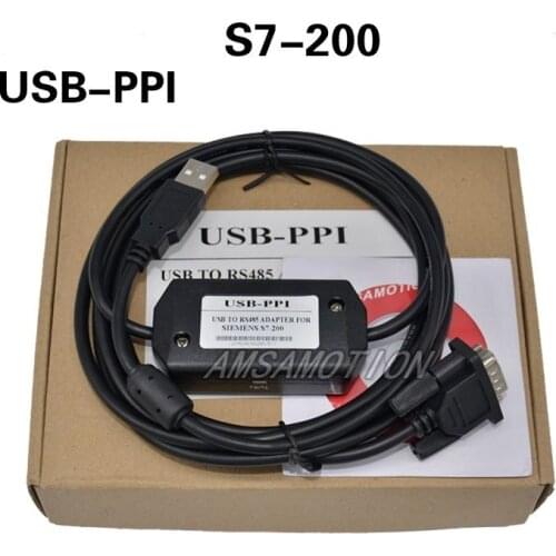 USB - PPI S7-200 series PLC programming cable line/data download Compatible