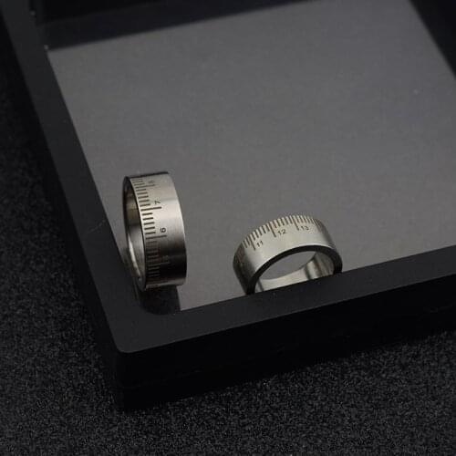 Personality Finger Knuckles Scale Rings for Men Women Unisex Hip Hop Fashion Jewelry Stainless Steel Ring Fashion Party Kpop