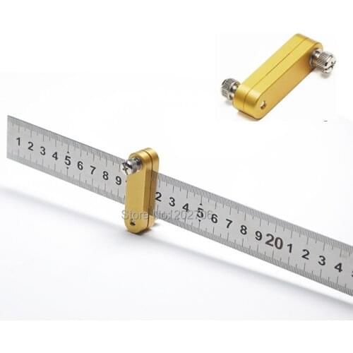 Ruler scriber location Woodworking drawing Scriber Ruler Positioning Block Woodworking Line Scriber Gauge 15 20 30cm steel ruler
