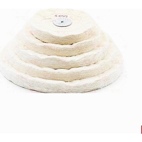 2"-8" Wheels Buffing Polishing Cloth Wheel Cotton Lint Cloth Wheel Gold Silver Jewelry Mirror Polishing Wheel Polishing