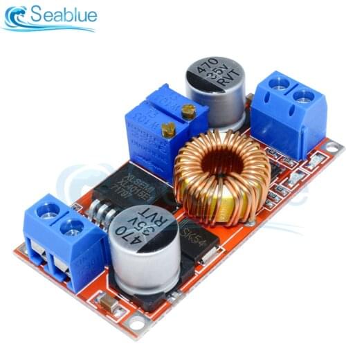XL4015 DC-DC 0.8-30V to 5-32V 5A Max Adjustable Step Down Buck Charging Board CC CV Lithium Battery Charger Converter Module