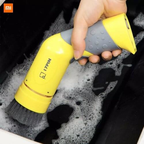 Xiaomi Mijia Youpin 17PIN Handheld Electric Multifunctional Washing Machine IPX5 waterproof Comes with 3 replaceable brush heads