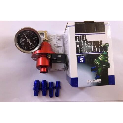 Universal Adjustable Fuel Pressure Regulator tomei type With original gauge and instructions Fuel pressure Gauge Accessories