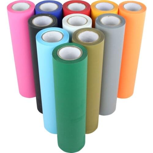 1 sheet 10"x10"/25cmx25cm matte PU Heat Transfer Vinyl T-shirt Iron On HTV Heat Press Machine Cutting Plotter Sale