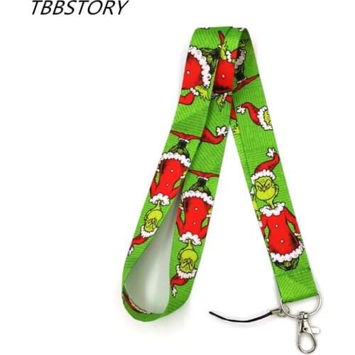 12Pcs Dr Seuss Christmas Phone Lanyard for Gym Keys ID Card Badge Holders Mobile Keychain Neck Straps Hang Rope Lanyards