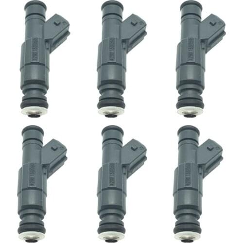 6Pcs Car Fuel injector For 0280156050 For Geely Xiali N3 Chana Hafei FAW