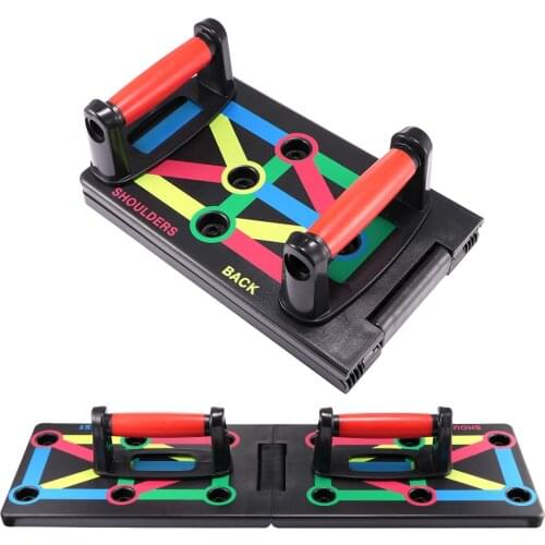 Home Gym 9 In 1 Push Up Rack Board Muscle Exercise Pushup Stand System Fitness Body