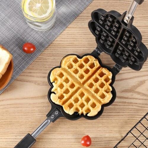 Home baking tool waffle DIY mold heart shape non stick cake muffin baking plate dessert baby breakfast food pan household pot
