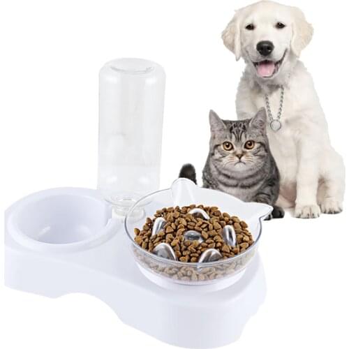 Legendog 2 In 1 Pet Feeder Automatic Cats Water Dispenser Bowls Feeding Food For Pet Dog Cat Feeder Water Fountain Pet Supplies