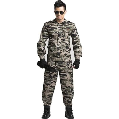 US Army Suit Men Military Uniform Outdoor Tactical Battle Combat Jacket+trousers Hunting Clothing Set Multicam Costume