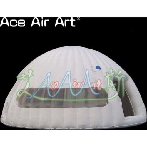 New designed white color inflatable igloo dome tent Childrens sports toy tent/house for events