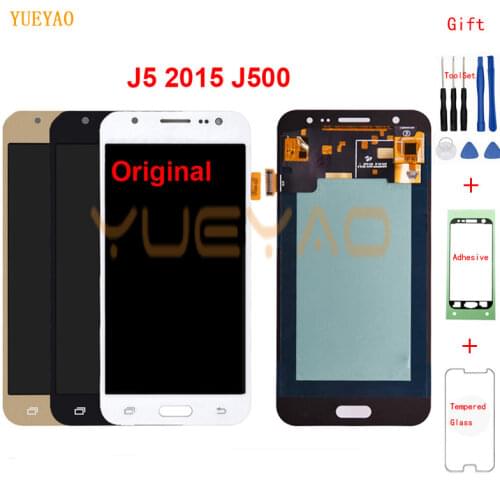 Original 100% Tested LCD For Samsung Galaxy J5 2015 J500 J500F J500FN J500H J500M LCD Display Touch Screen Digitizer