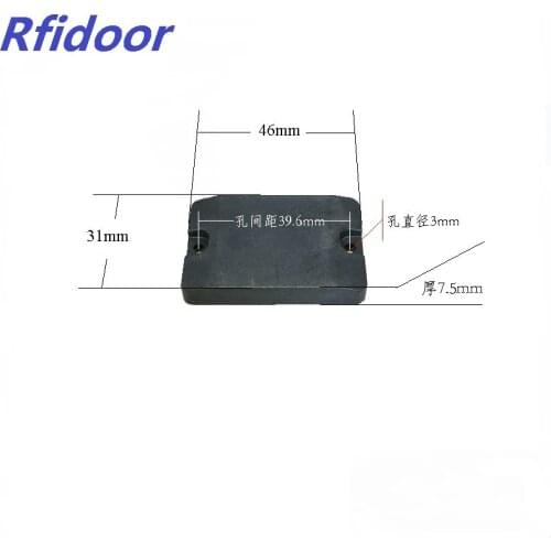 Asset tracking 46*31*7.5mm Anti high temperature IP68 Alien H3 Resist corrosion Anti-Metal UHF RFID Tag
