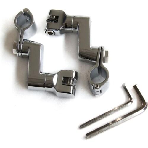 For Honda Goldwing GL1800 2001-2012 11 Front Foot Rest FootPeg For Harley-Davidson Sportster Kawasaki Ninja 250R 600R