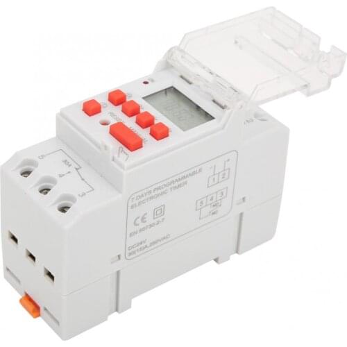 DC 24V 30A Timer Switch Weekly 12/24 Hours Timer Delay With LCD ON/OFF Control Programmable Time Switch