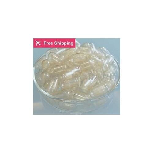 1000pcs/lot size00# Stout fatty gelatin empty vacant safety capsule round fat gelatin capsules seperated or joined(transparent)