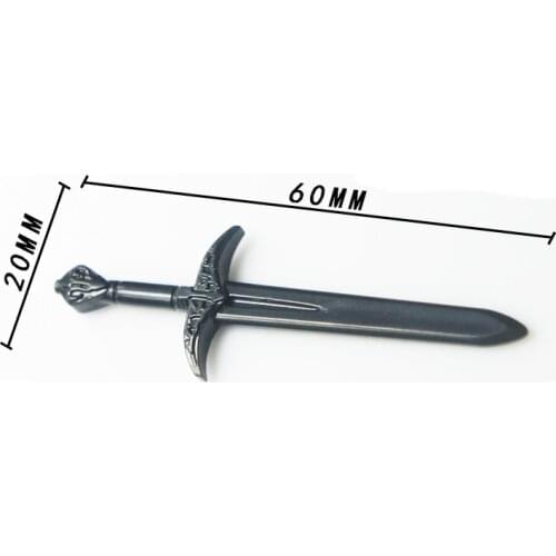 Military Weapon Series Brick Long Sword Accessiores City Creative DIY Toys For Children Kids Gifts Weapons Parts Building Blocks