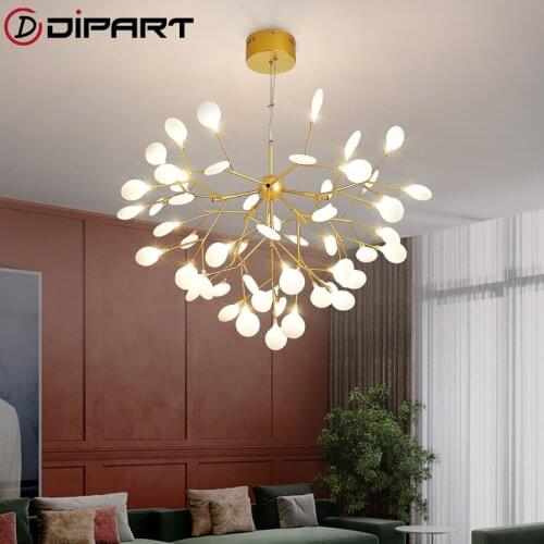 Modern firefly LED Chandelier light stylish tree branch chandelier lamp decorative firefly ceiling chandelies hanging Lighting