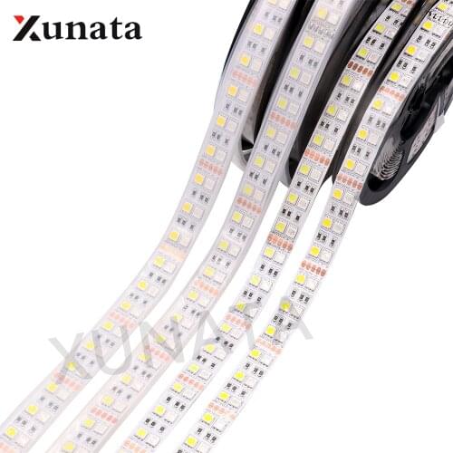 5050 LED Strip DC 12V 24V RGB RGBW RGBWW LED Light Lamp IP21 IP65 IP67 Waterproof Indoor Lighting 5m