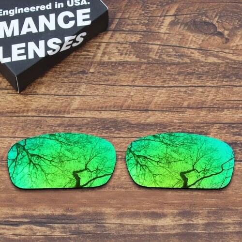 ToughAsNails Resist Seawater Corrosion Polarized Replacement Lenses for Oakley X Squared Sunglasses Green Mirrored (Lens Only)