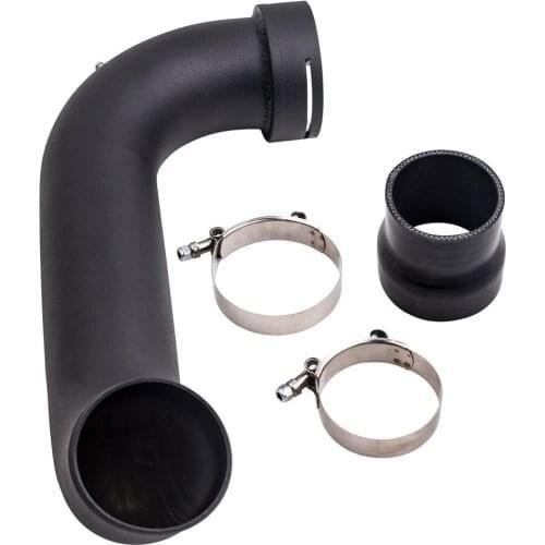 3" Piping Aluminum Intake Turbo Charge Pipe for BMW N55 3.0T 335i E82 Black 2013