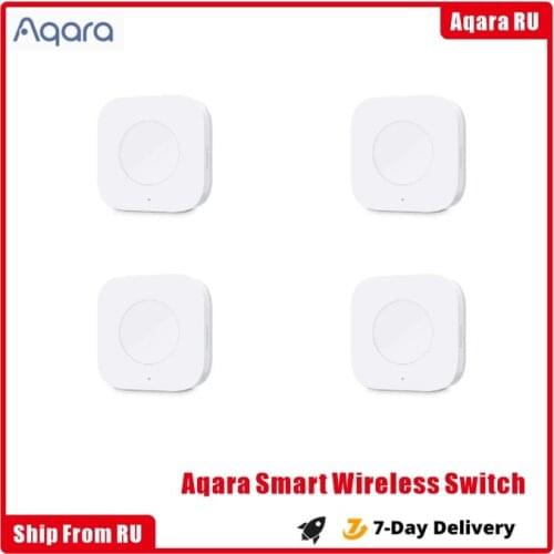 100% Aqara Smart Wireless Switch Smart Remote One Key Control Aqara Intelligent Application Home Security For Xiaomi Mi home App