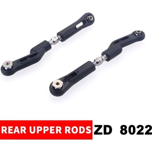ZD Racing 1/8 Parts Truck Monster Buggy CNC 08425 08426 08427 08428 Rear Upper Tie Rod Set 8022 for Model RC Cars Accessories
