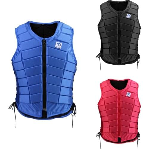EVA Horse Riding Waistcoat Safe Equestrian Eventer Body Protection Vest for Women Men Kids Riding Armor Protector Vest 3 Colors