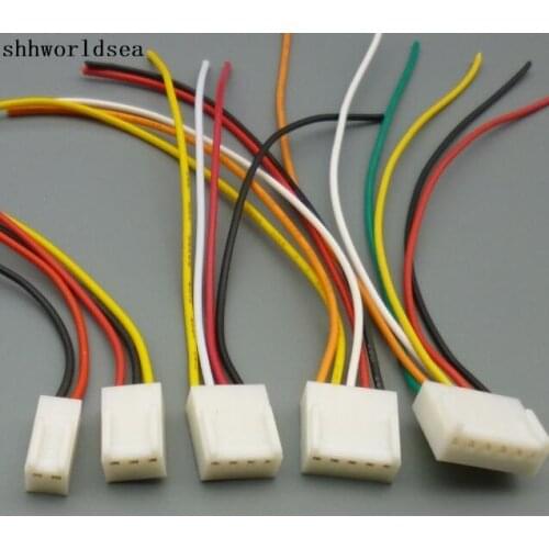 Worldgolden 10pcs 30CM Connector Leads Header 2.54mm KF2510 2P 3P 4P 5P 6P Kit Housing Pin header Terminal Free Shipping