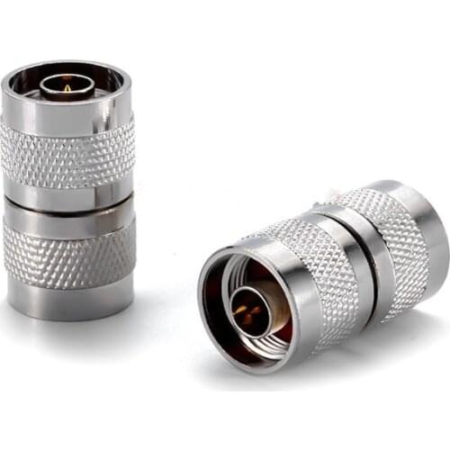 2Pcs N type Male to N Male Adapter Connector L16 N type male Connector N RF coaxial Adapter Connector